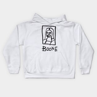 Mona Lisa Boone Black Kids Hoodie